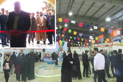 افتتاح هفتمين بازارچه خيريه بوي عيد در دانشگاه دامغان