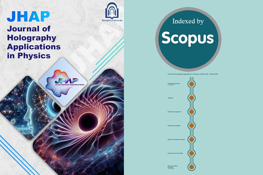 نشریه بین المللی “هولوگرافی و کاربردهای آن در فیزیک” در پایگاه Scopus نمایه شد